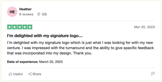 Reseña de Trustpilot