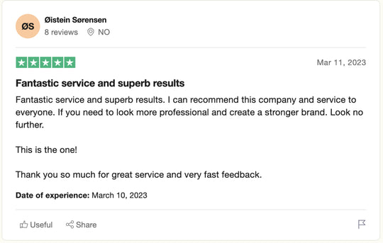 Reseña de Trustpilot