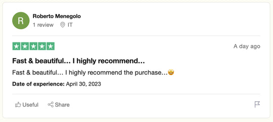 Reseña de Trustpilot