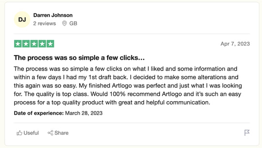Reseña de Trustpilot