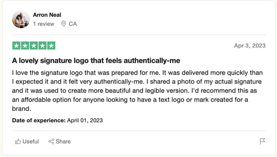 Reseña de Trustpilot