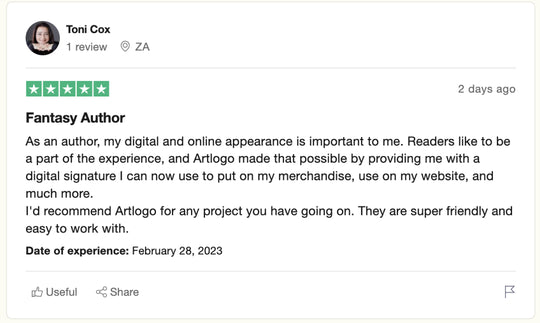 Reseña de Trustpilot